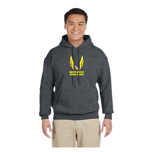 Vikings T&F - Heavy Cotton Hoodie - Volt Logo - Unisex