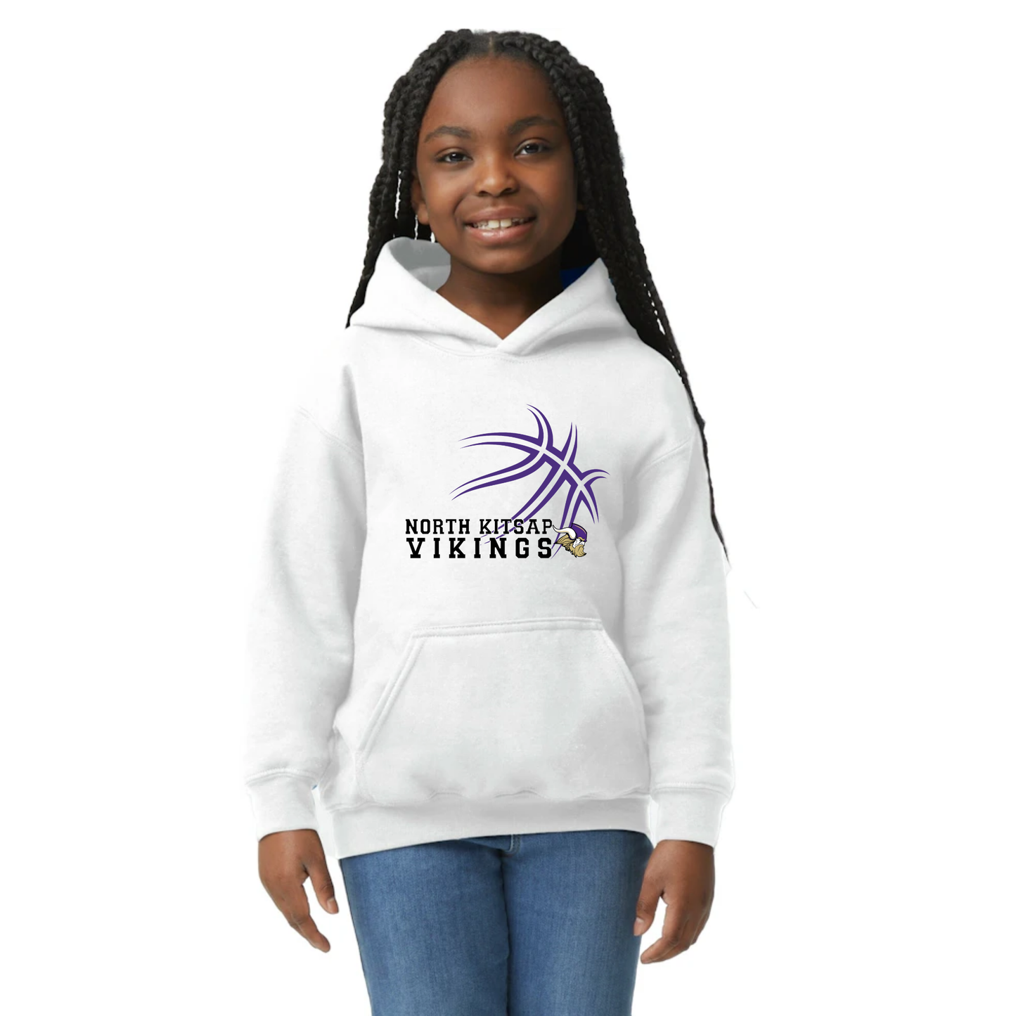 NK basketball - purple basketball logo - Youth