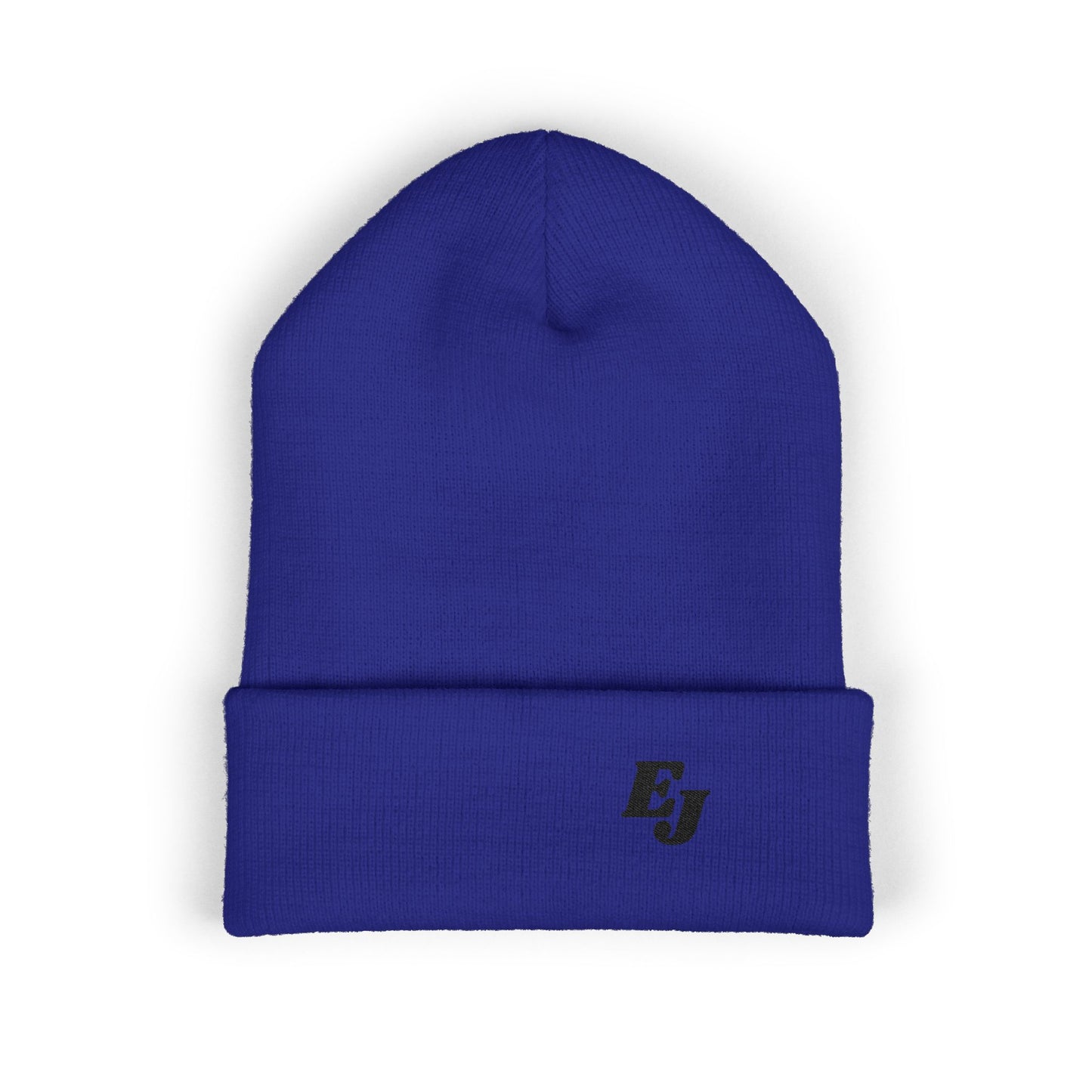 Personalized Classic Cuffed Beanie with Initial Embroidery