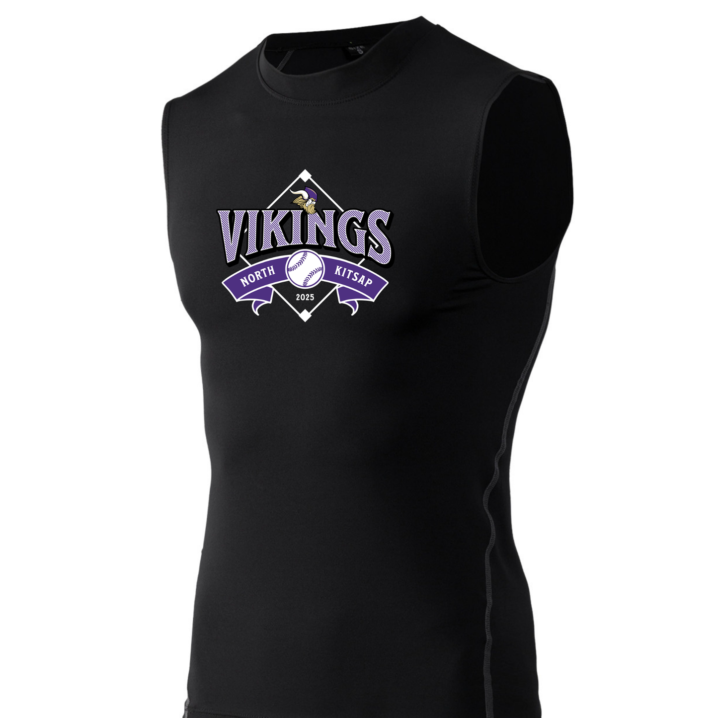 Nk Baseball Compression Sleeveless - Diamond logo