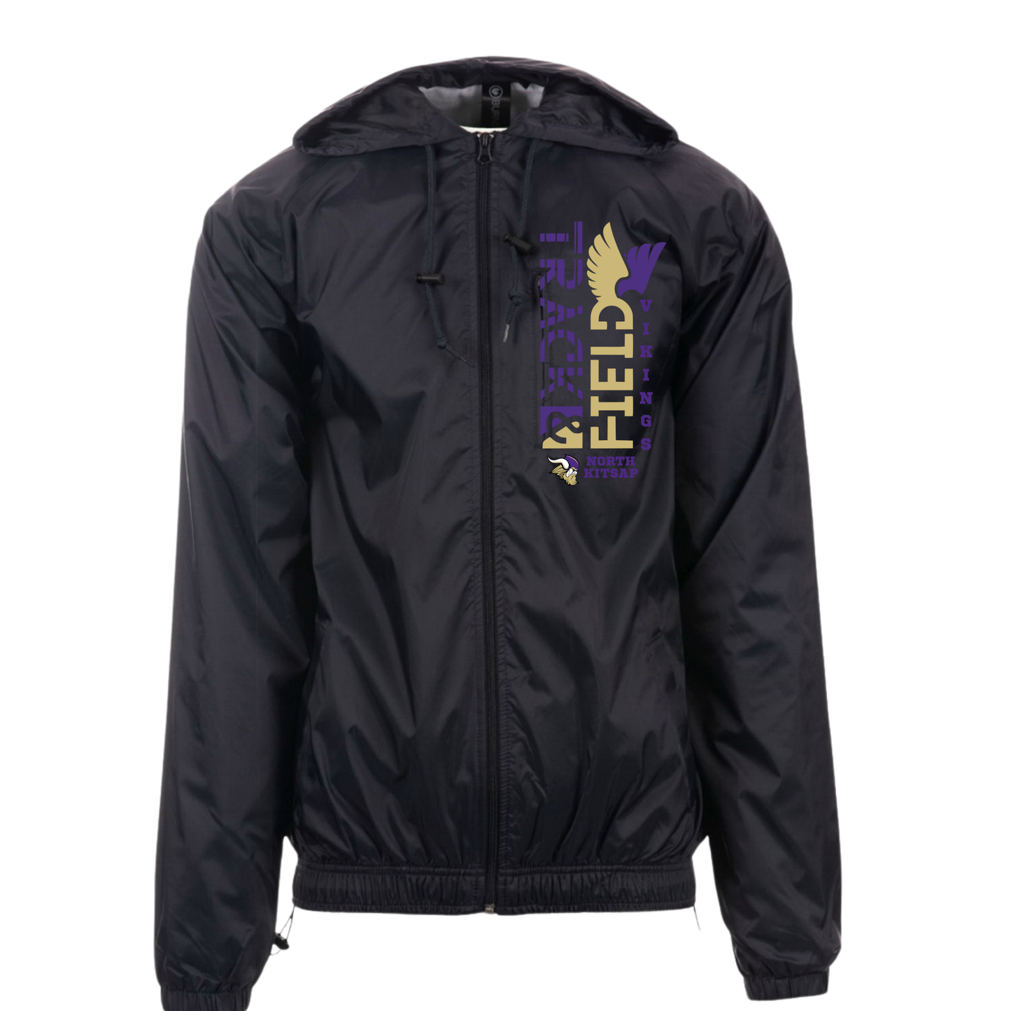 Vikings T&F - Nylon Hooded Jacket