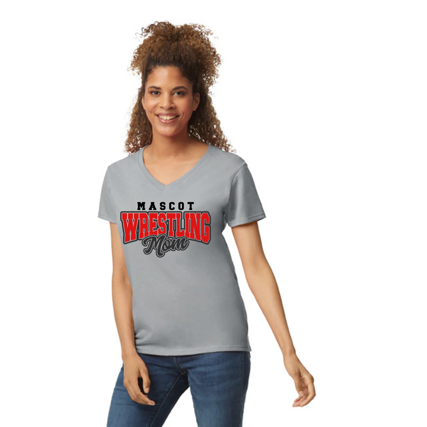 Custom Mascot Wrestling Mom