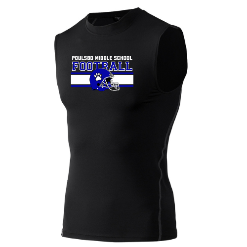 Panthers Football - Sleeveless Compression Tank