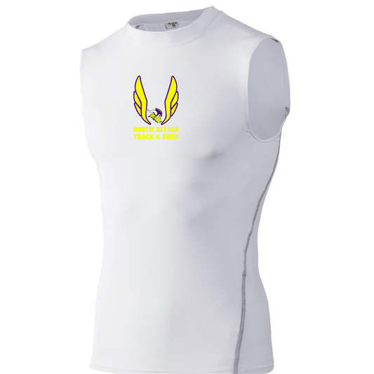 Vikings T&F Volt logo - Sleeveless Compression Tank