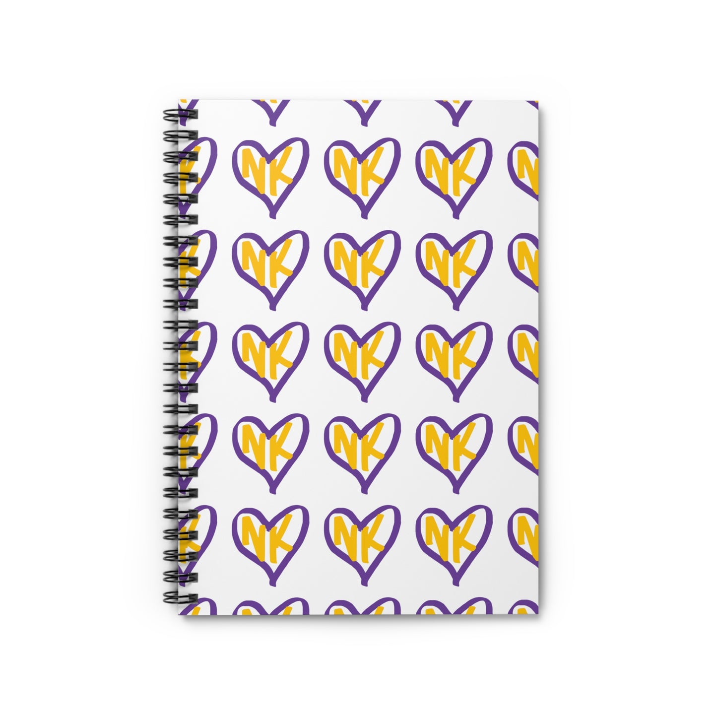 NK Cares Heart Spiral Notebook - Ruled Line