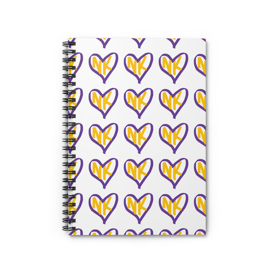 NK Cares Heart Spiral Notebook - Ruled Line