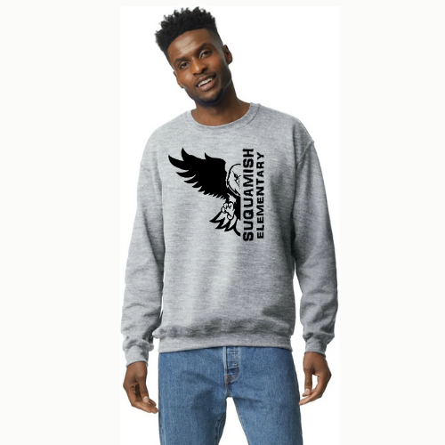 Suquamish crewneck - unisex - Eagle Logo