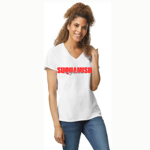 Suquamish Eagles VNeck T-shirt - Womens