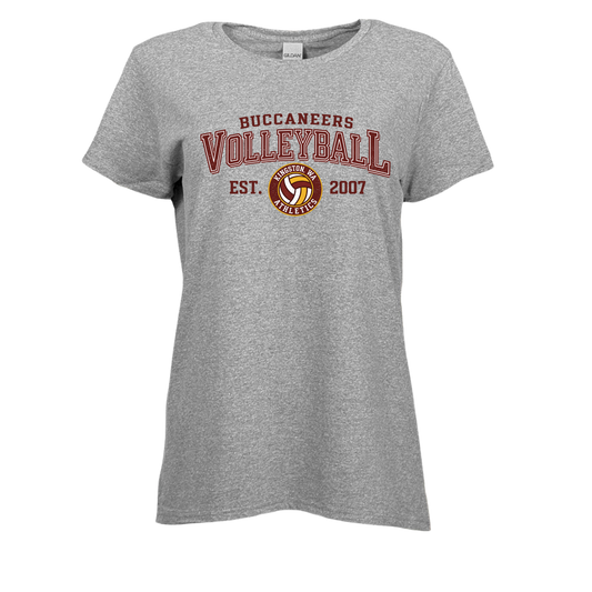 Buccaneer Volleyball Softstyle Womens tshirt