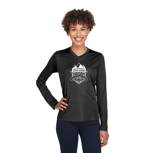 EJLL V neck Performance long sleeve - womens
