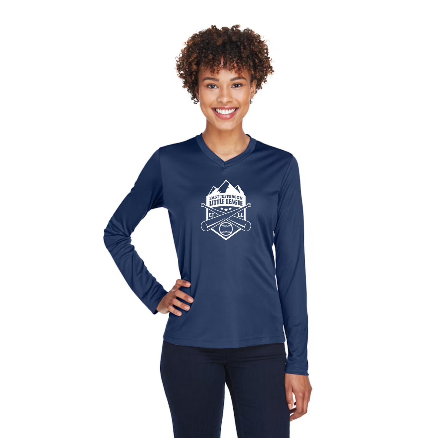 EJLL V neck Performance long sleeve - womens