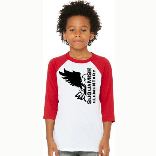 Suquamish Baseball T - Eagle Logo - Youth