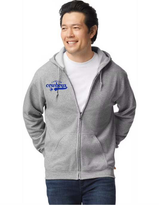 Cowboys Swish 50/50 Full-Zip Hoodie - Unisex