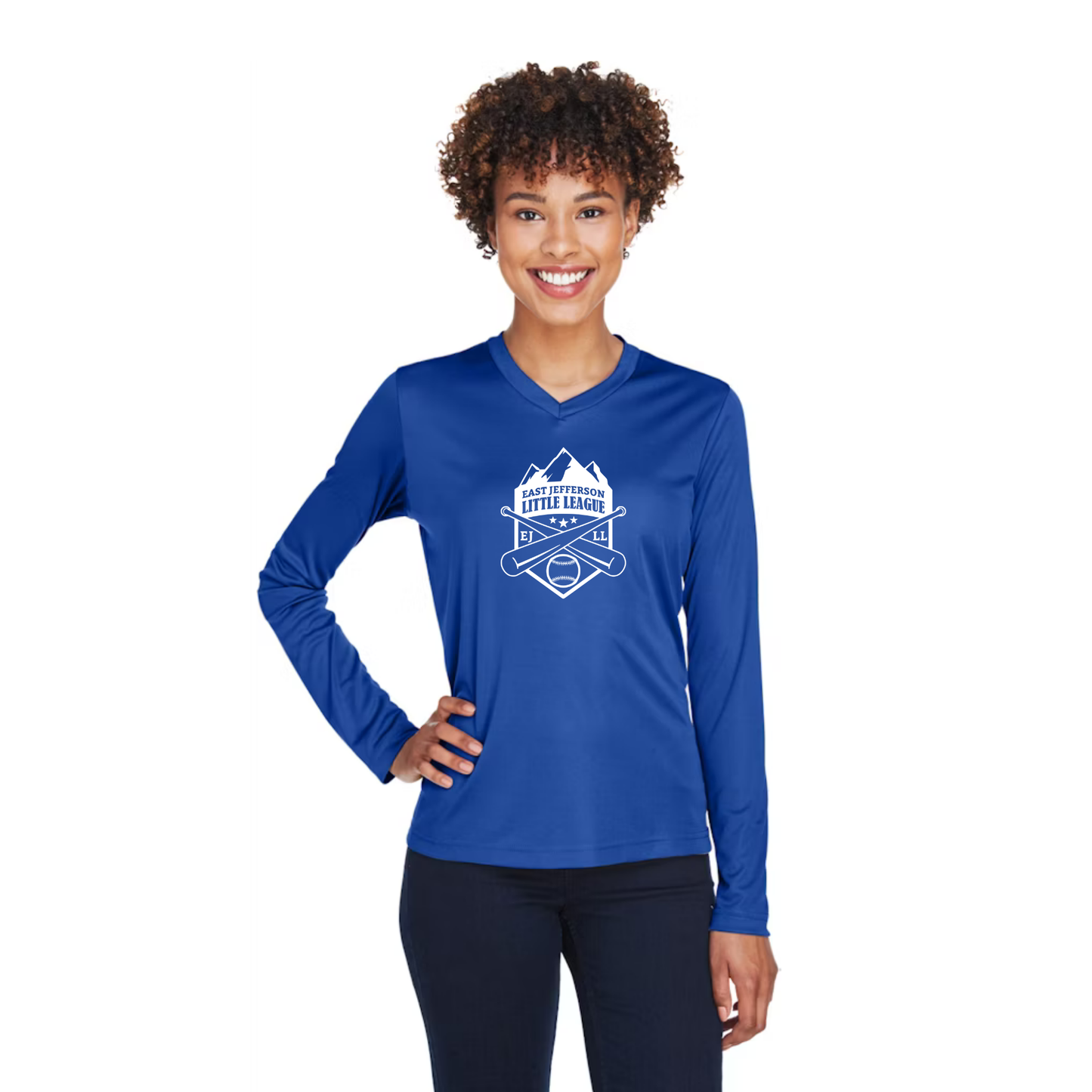 EJLL V neck Performance long sleeve - womens