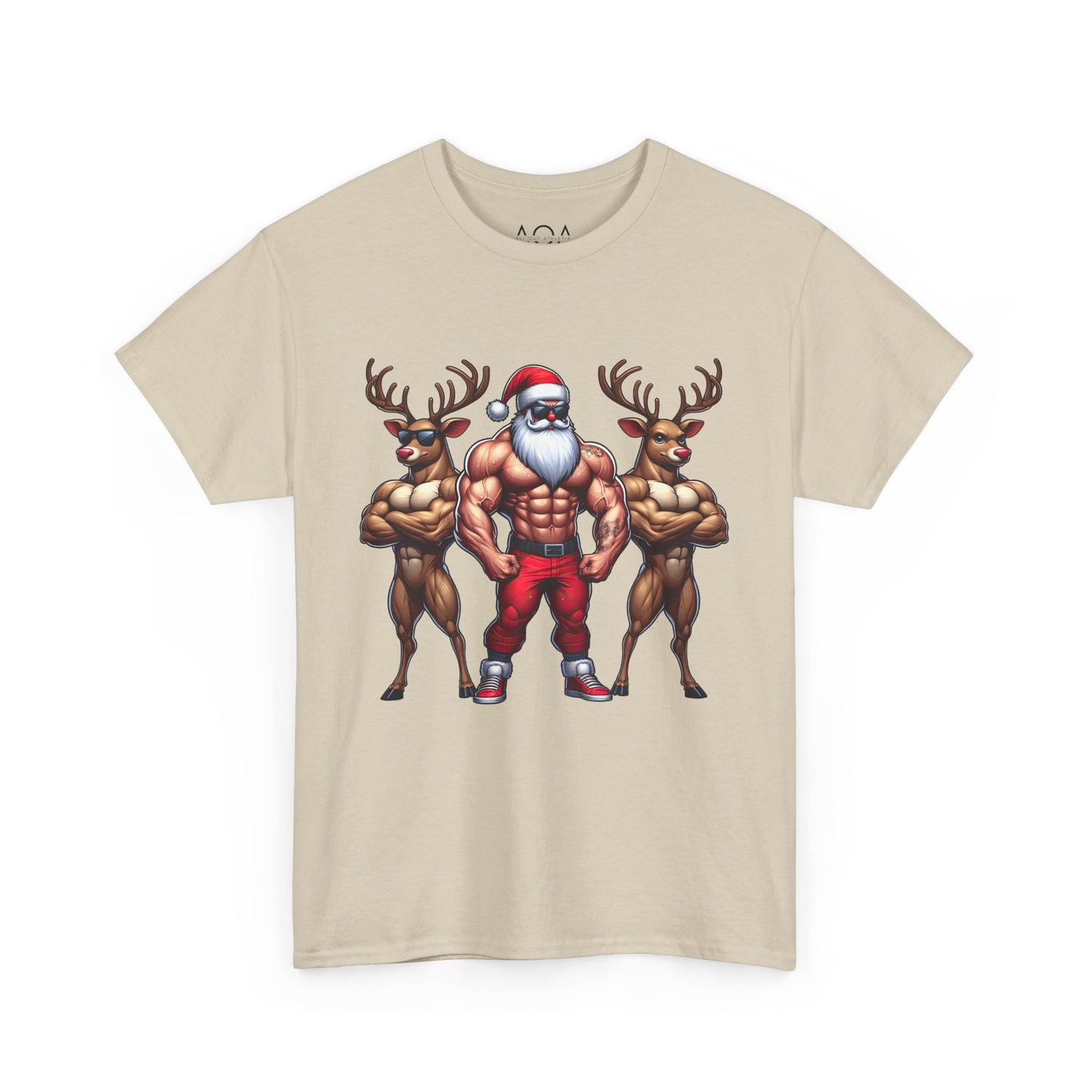 Merry Muscle Santa FestiveTee