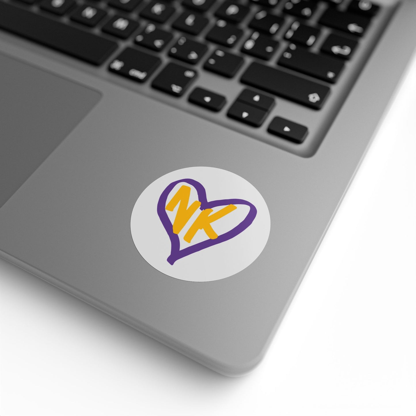 NK Cares Heart Round Sticker Label Rolls