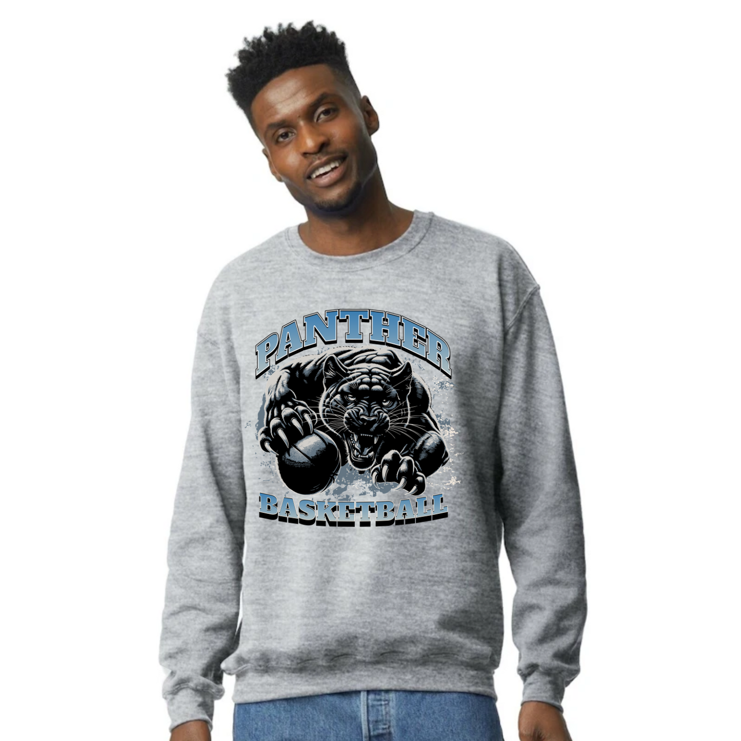 Panther Basketball Crewneck