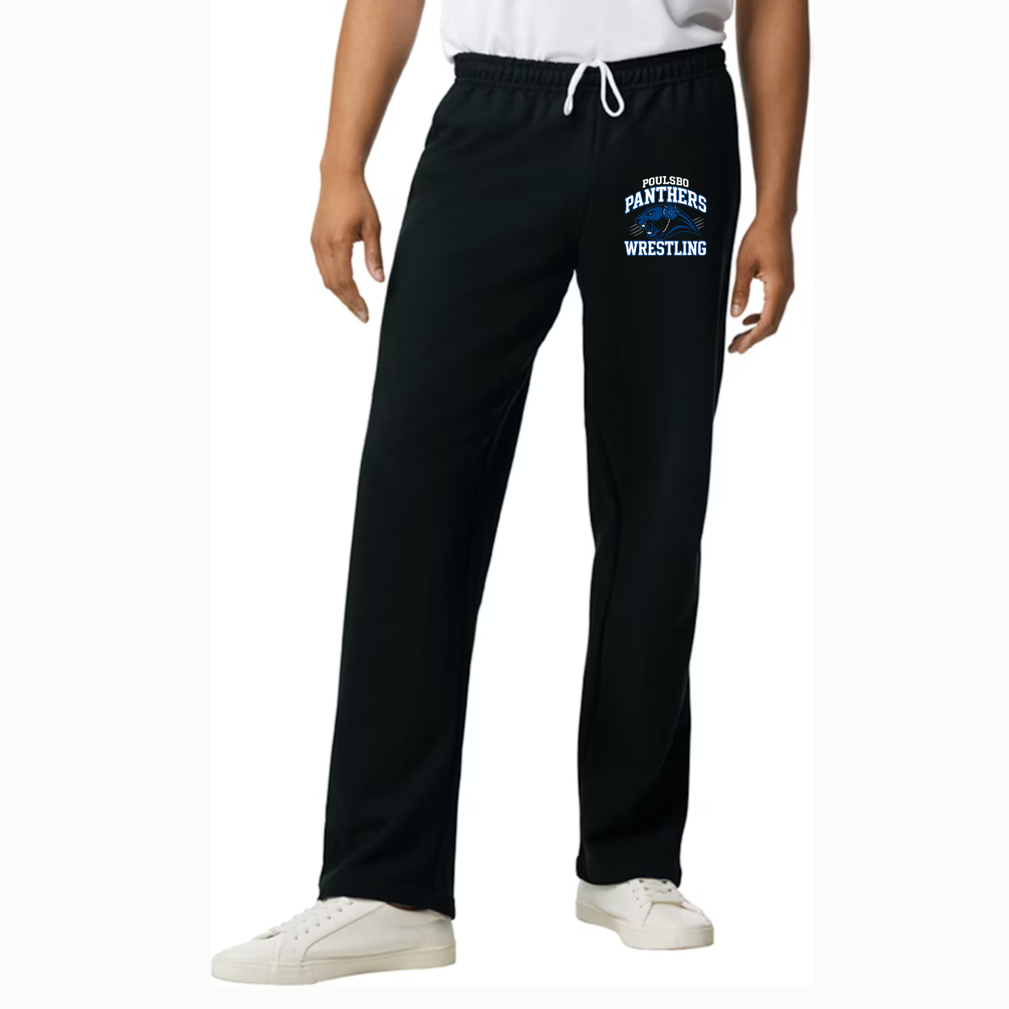 Panther Wrestling - Open Leg sweats - Adult Unisex