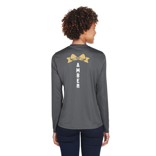 NK Cheer Performance V Neck Long Sleeve - Womens