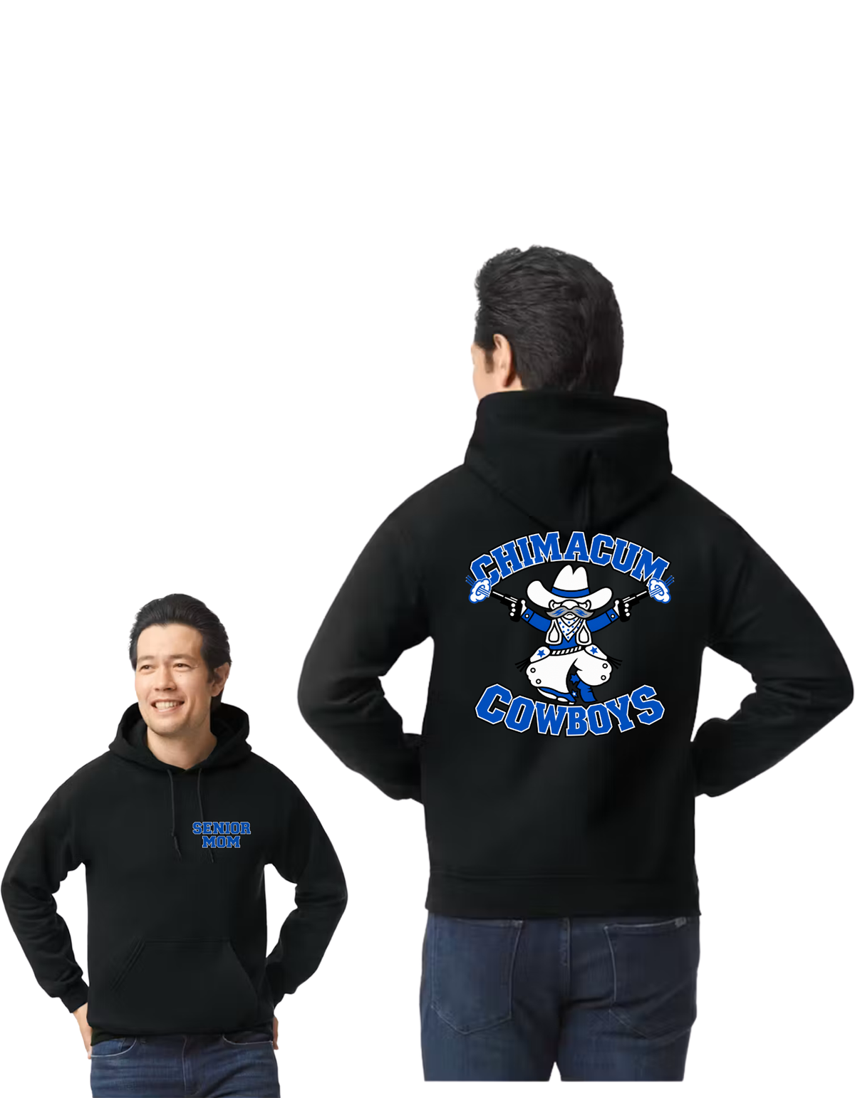 Senior Mom/Dad Chimacum Cowboys Hoodie - Unisex