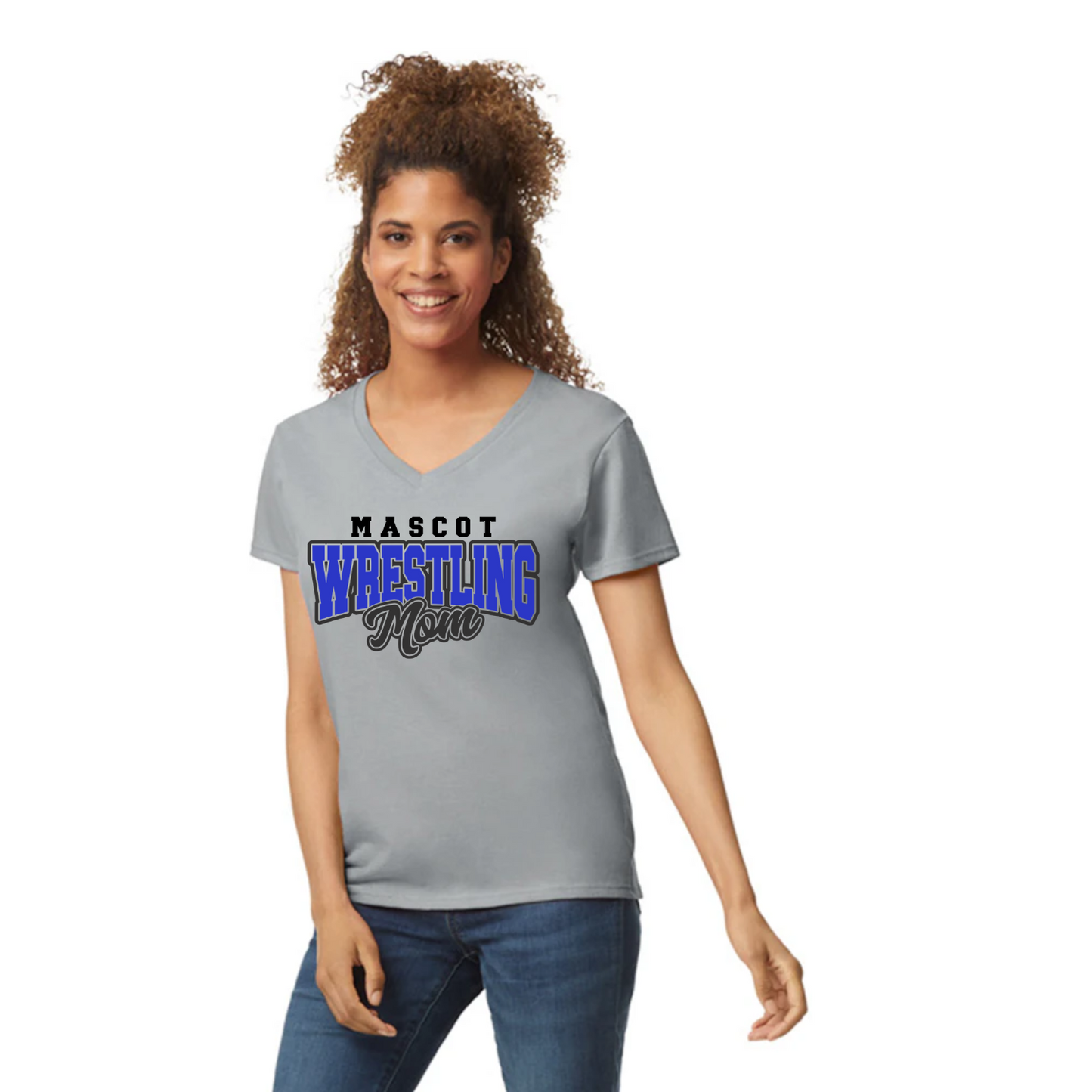 Custom Mascot Wrestling Mom