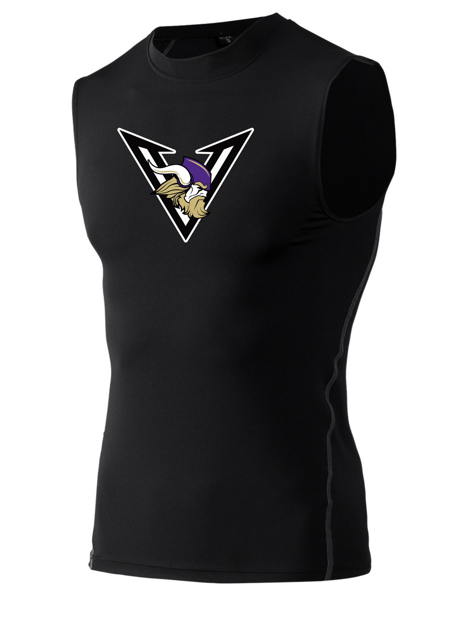 Vikings Football _ Sleeveless Compression Tank
