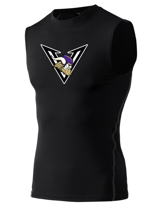 Vikings Football _ Sleeveless Compression Tank