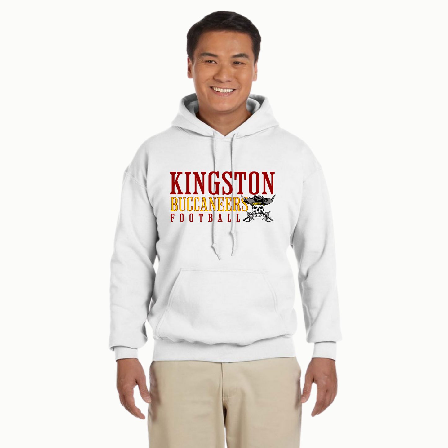 Kingston Bucs Football - Cotton Hoodie