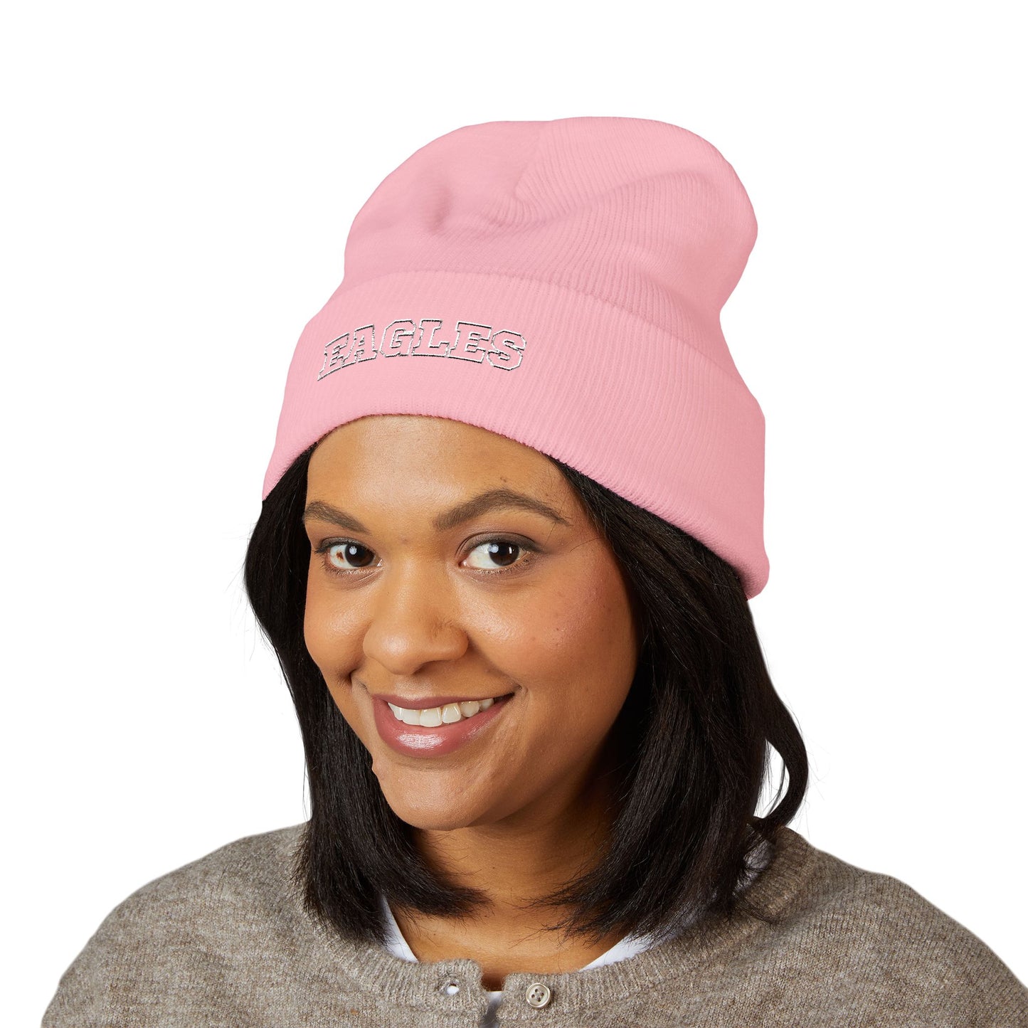 Eagles Classic Cuffed Beanie with Mascot Embroidery