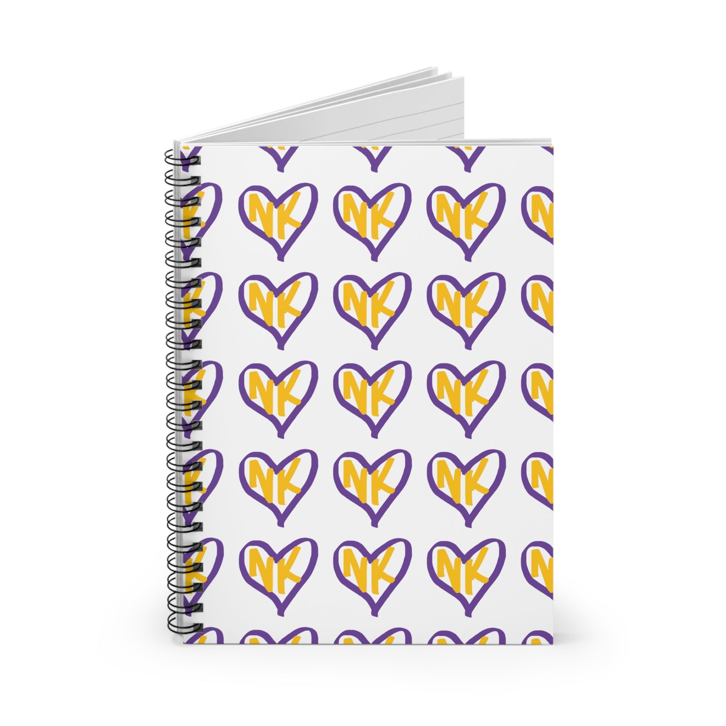 NK Cares Heart Spiral Notebook - Ruled Line