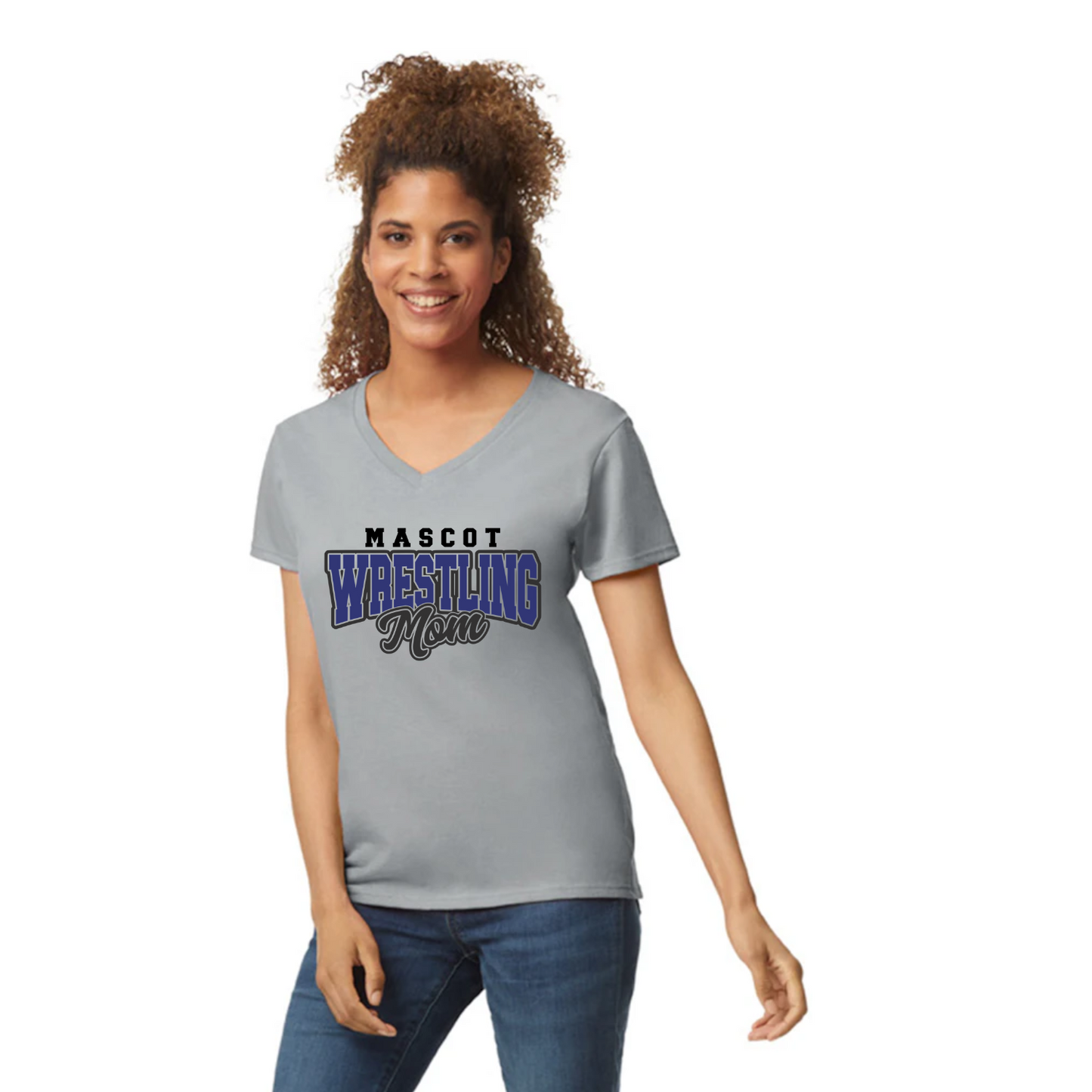 Custom Mascot Wrestling Mom