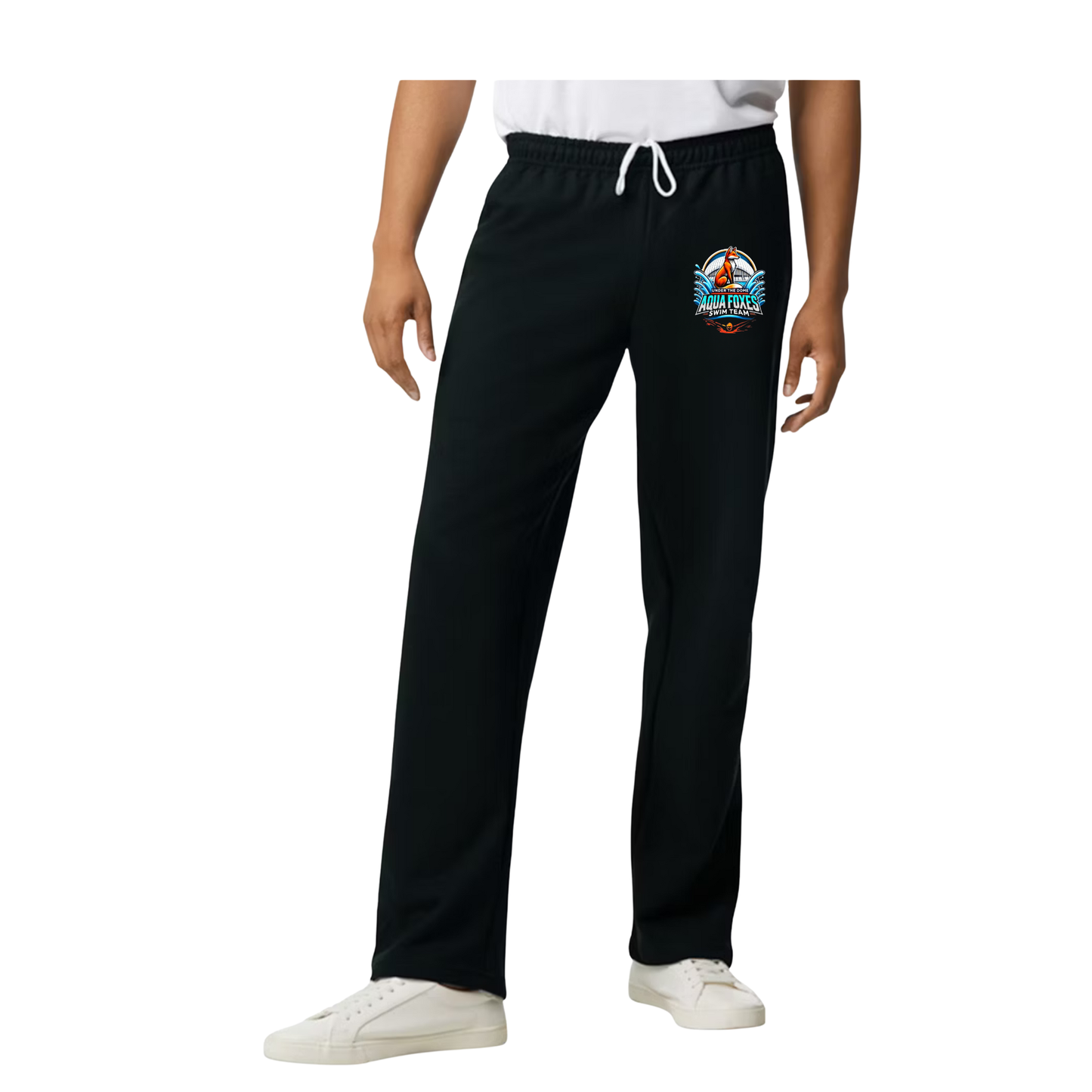 Aqua Fox Open Leg sweats - Unisex