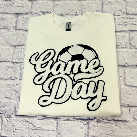 Soccer Game Day Chenille Patch