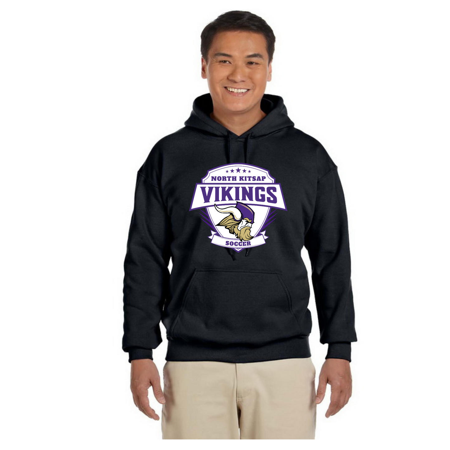 NK VIKINGS Boys Soccer - Heavy Cotton Hoodie