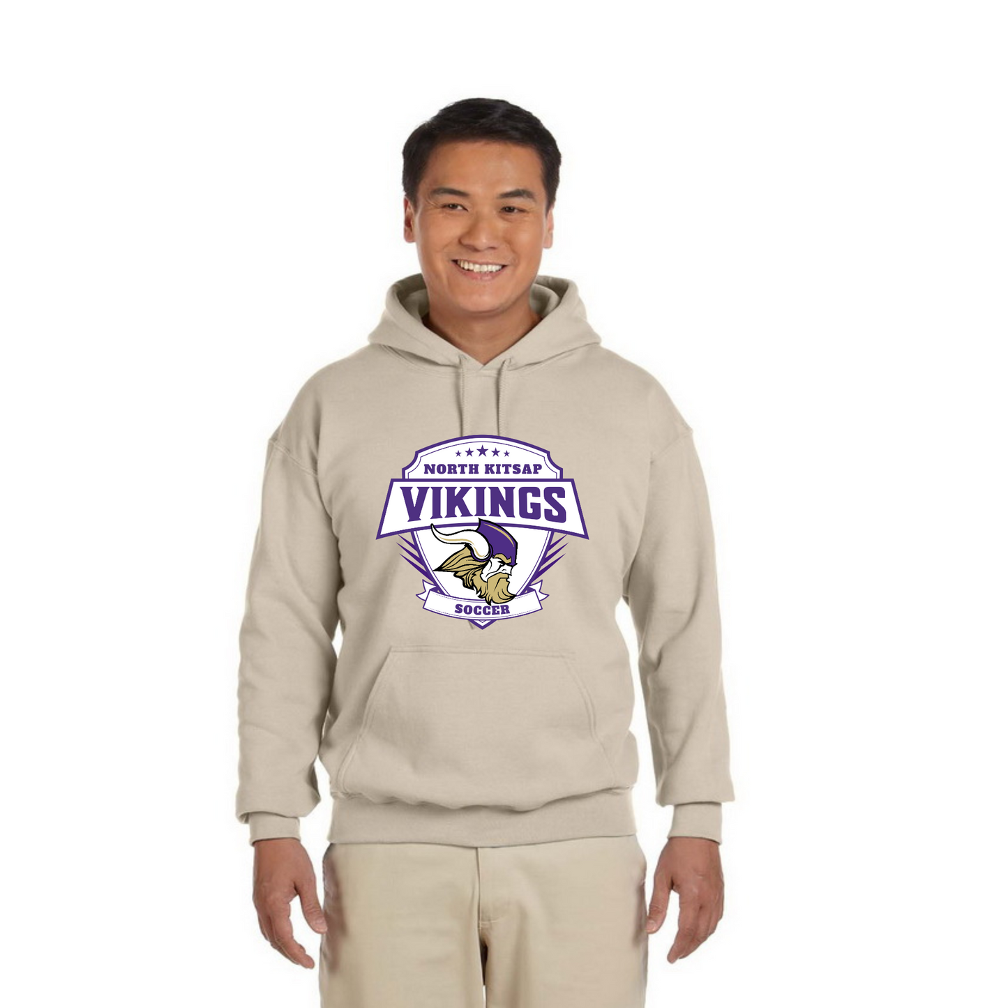 NK VIKINGS Boys Soccer - Heavy Cotton Hoodie