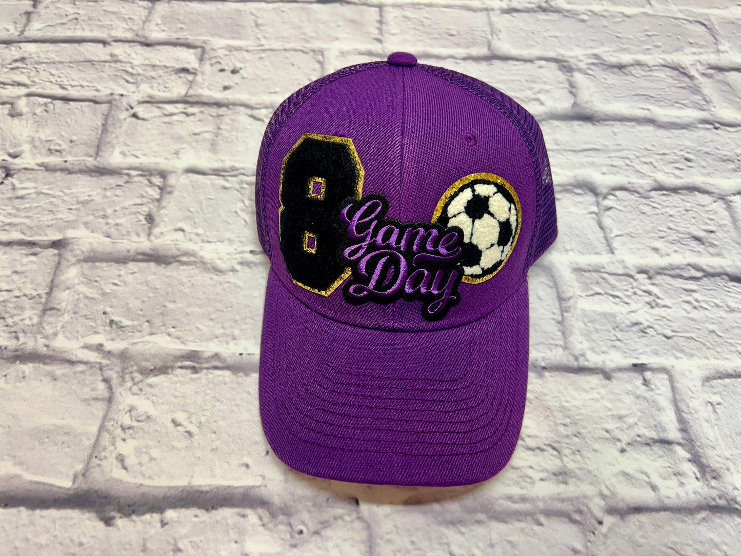 Customizable Game Day Hat - Chenille Patch