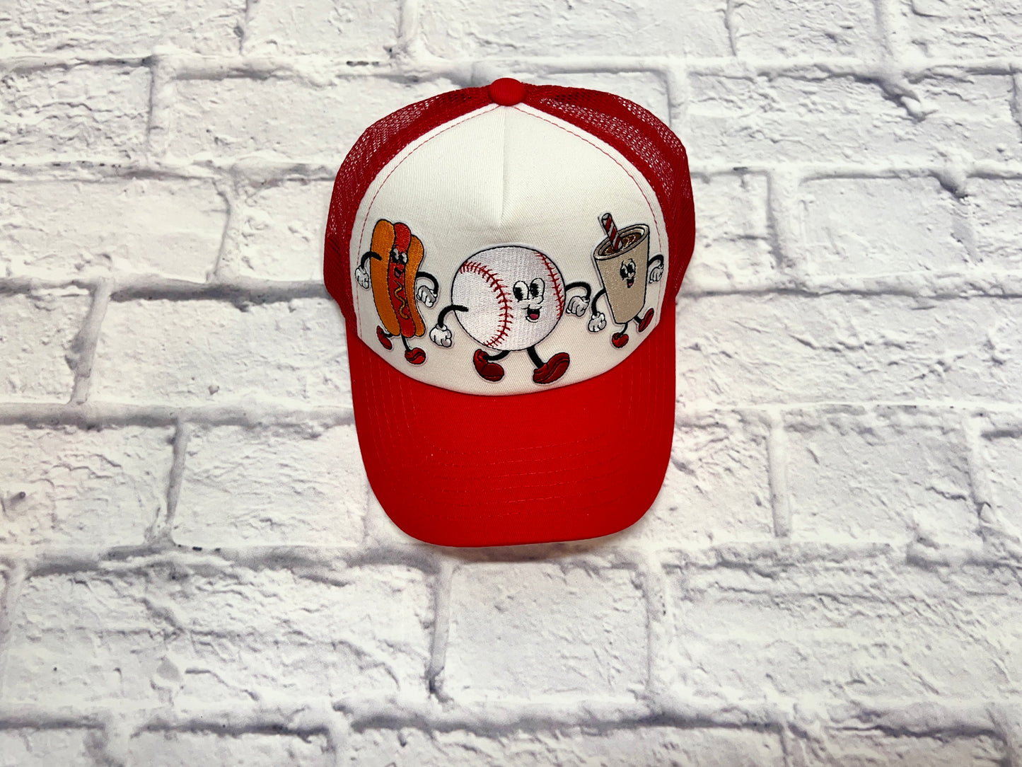 Take me out to the ball game - trucker hat