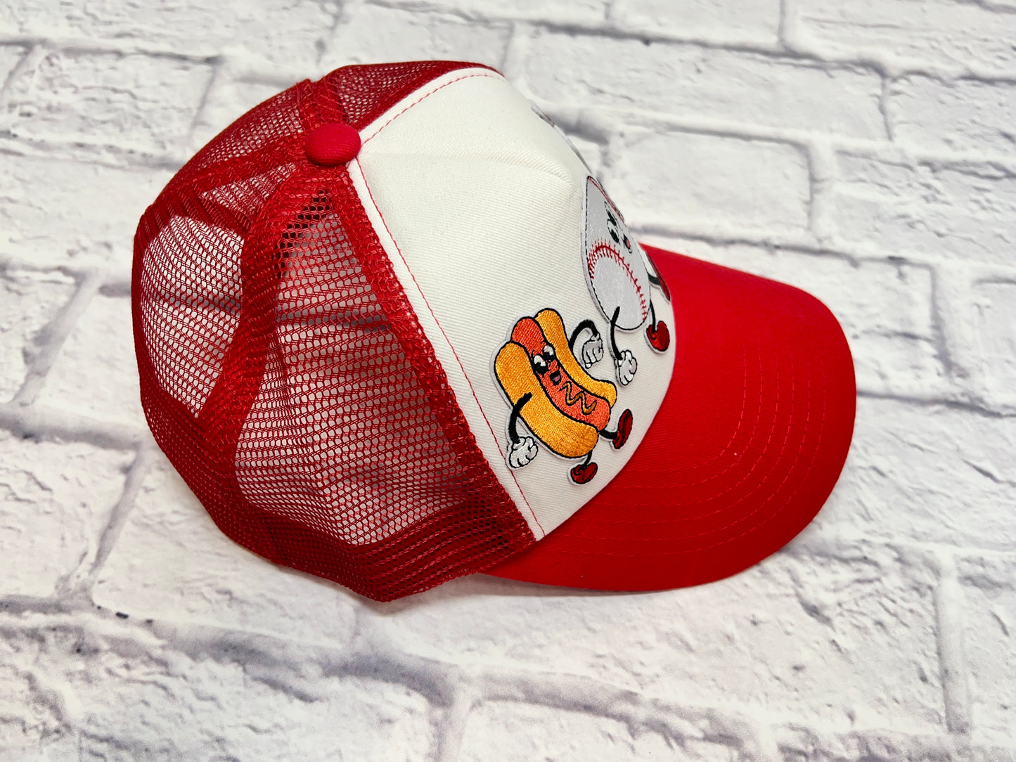 Take me out to the ball game - trucker hat