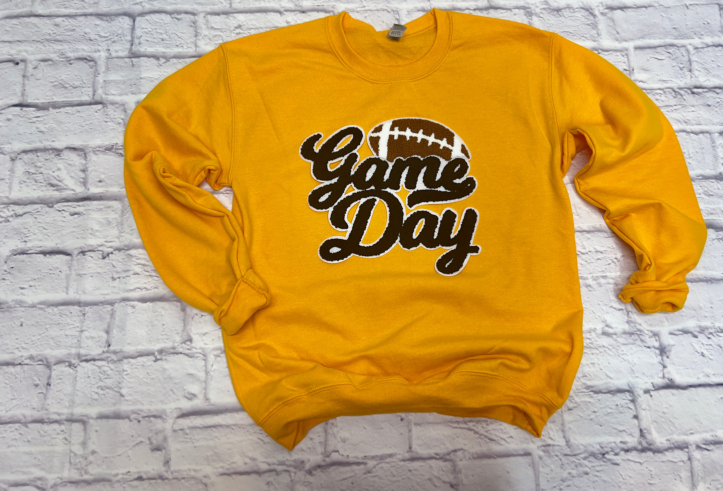 Football Game Day Sweatshirt - Black Print