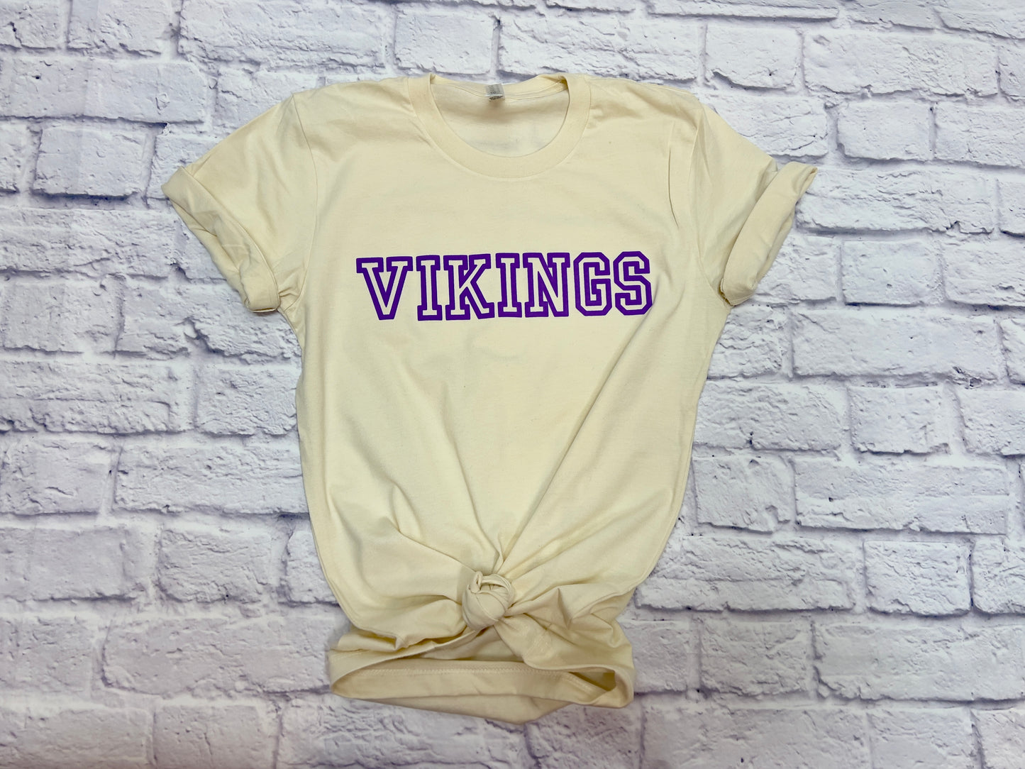 Purple Puff Print - Vikings