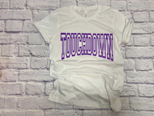 Purple Touchdown T-shirt