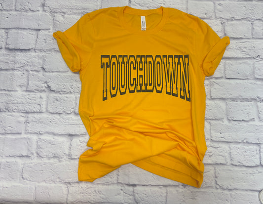 Black Touchdown Puff T-shirt