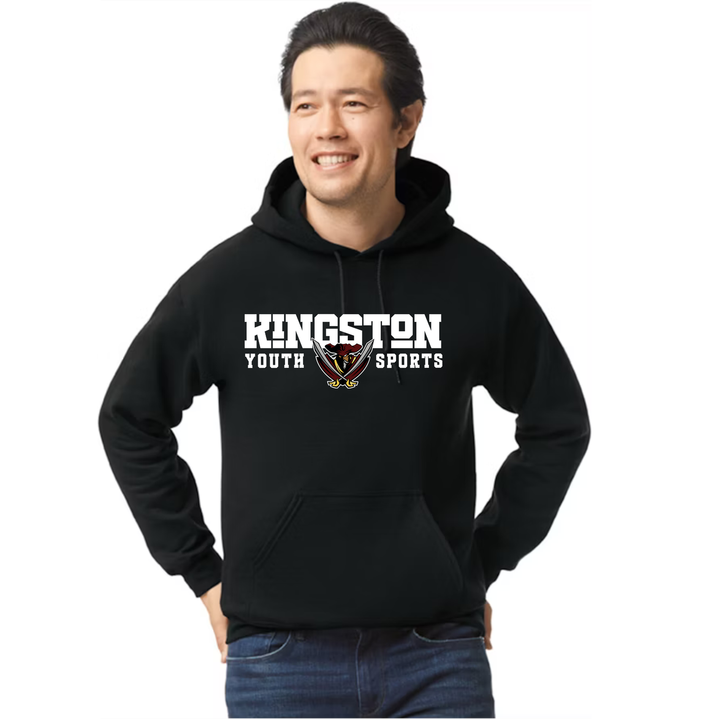*NEW* Kingston Banner Hoodie - Adult unisex - Add a Sport down the sleeve!!