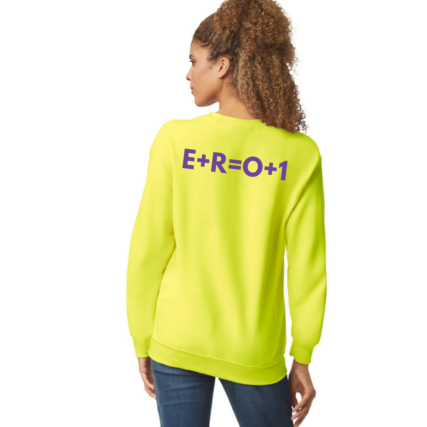 NK Cares crewneck- High Viz