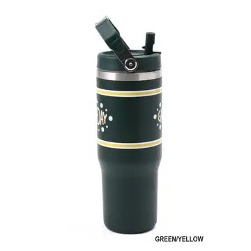 Game Day 30oz Stainless Steel Flip Straw Tumbler