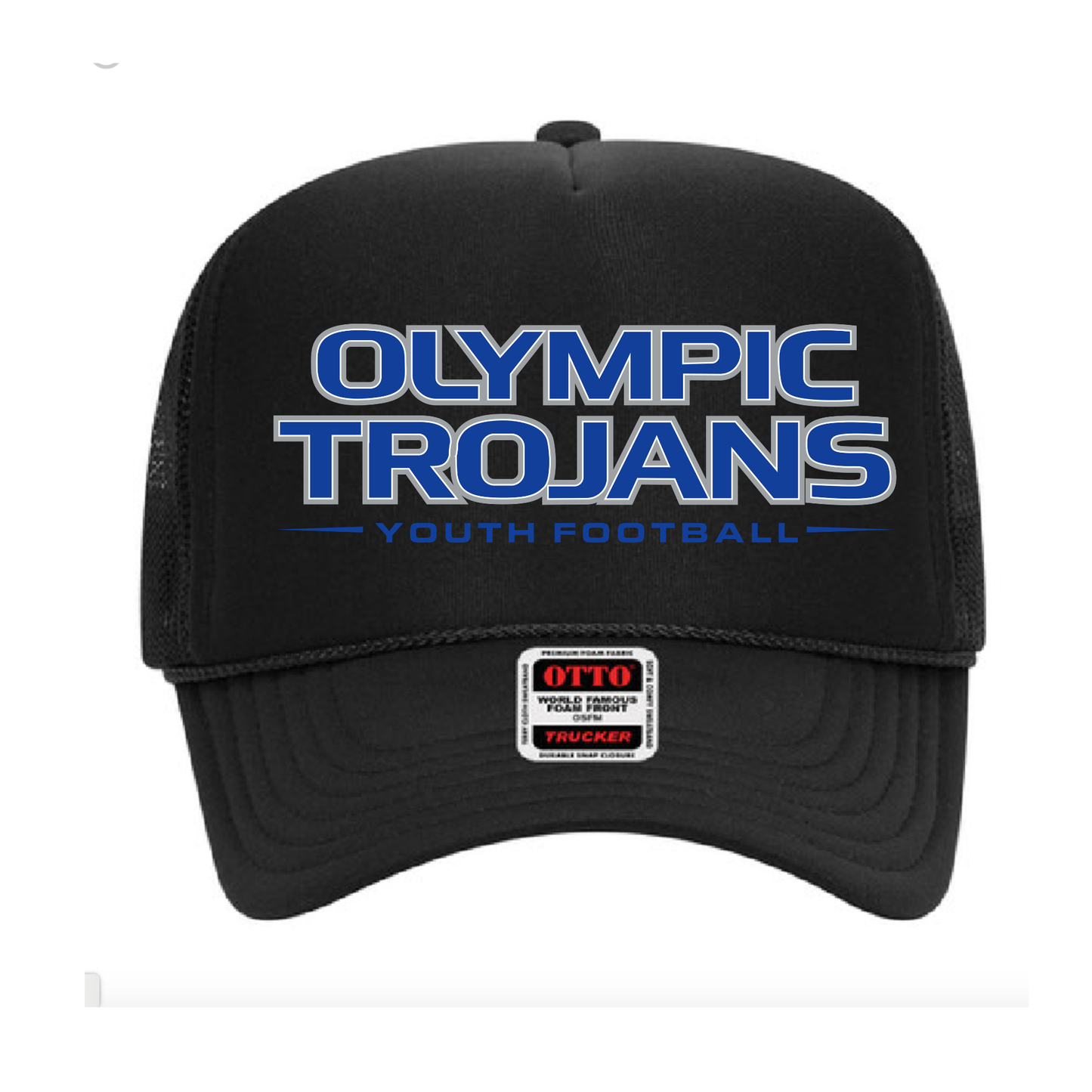 Olympic Youth Football Foam Hat - Black - Youth & Adult