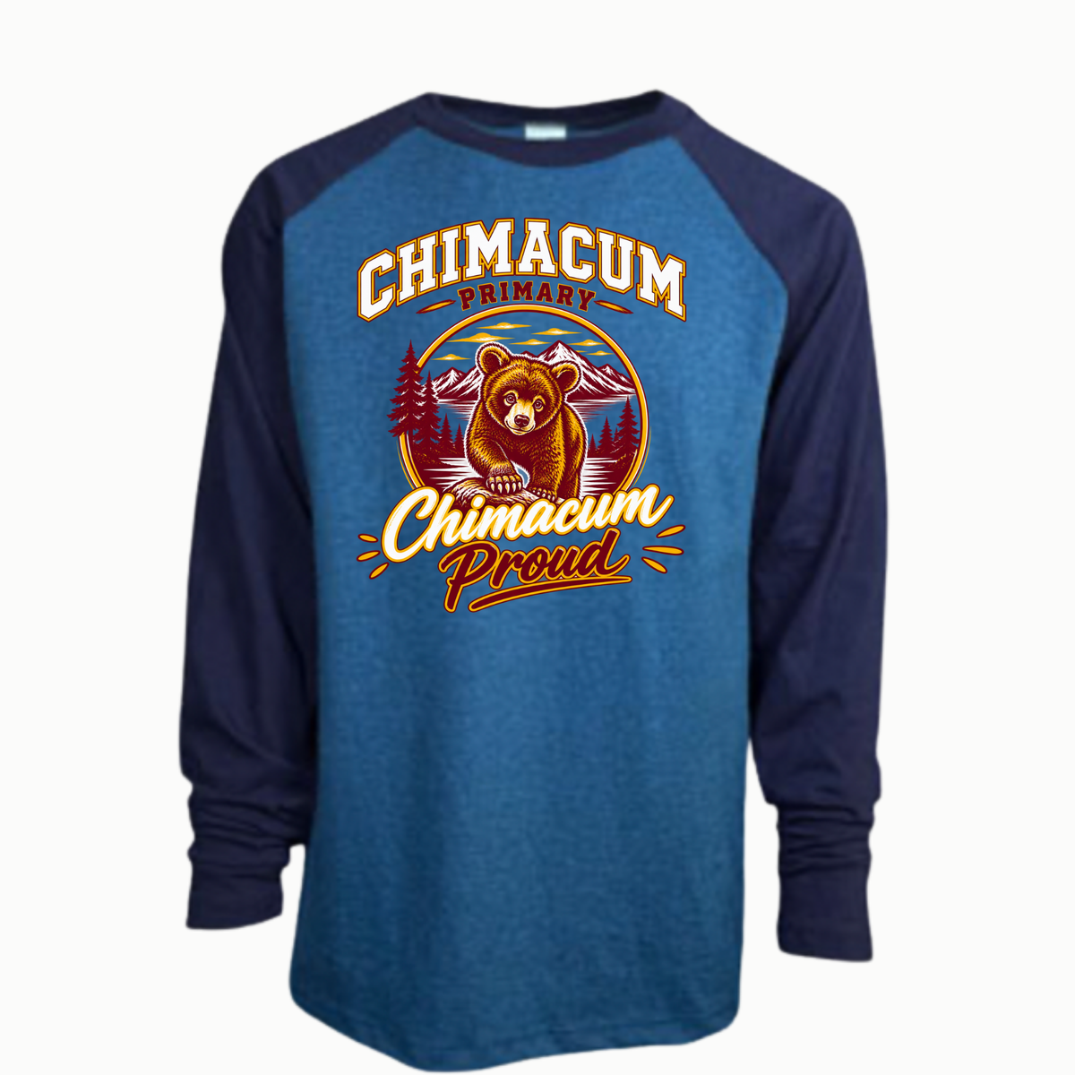 Chimacum Primary - Two Tone Long Sleeve - Youth