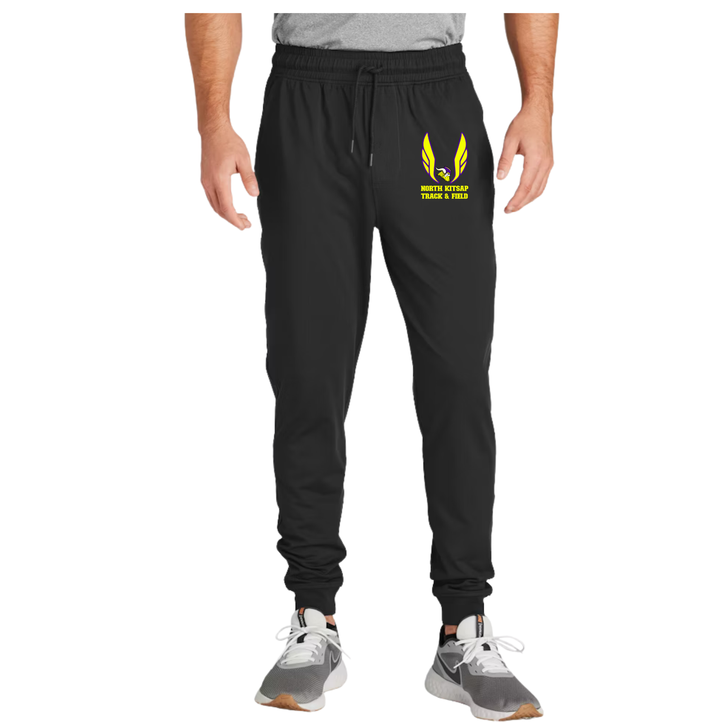 Vikings T&F - Volts Logo - Sport-Wick Stretch Jogger - Mens