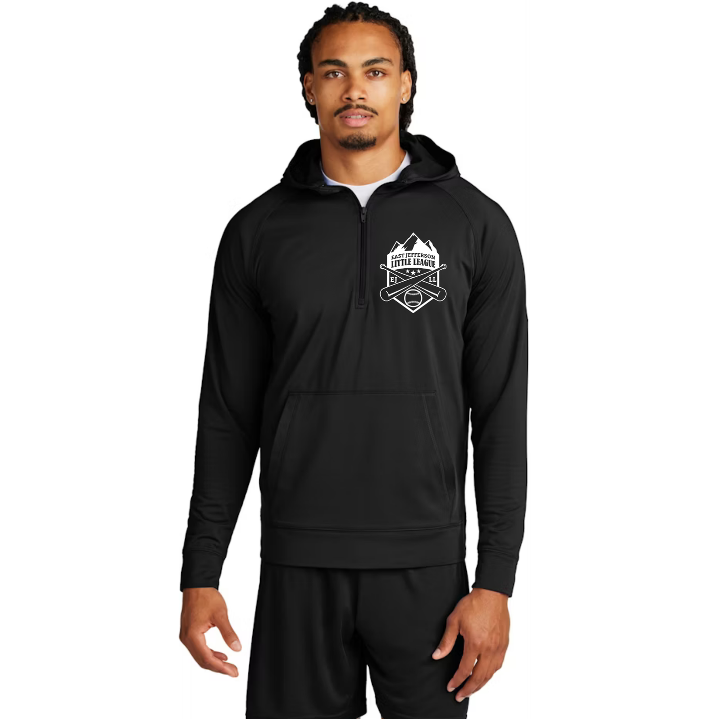 *NEW* EJLL- Sport-Wick Stretch 1/2-Zip Hoodie - Mens