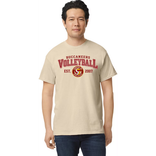Buccaneer  Volleyball - Heavy Cotton Tshirt - Unisex